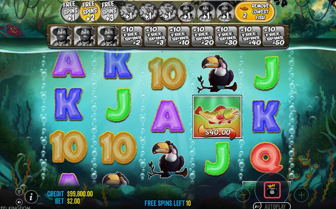 Free spins with collection multiplier climbing through levels
