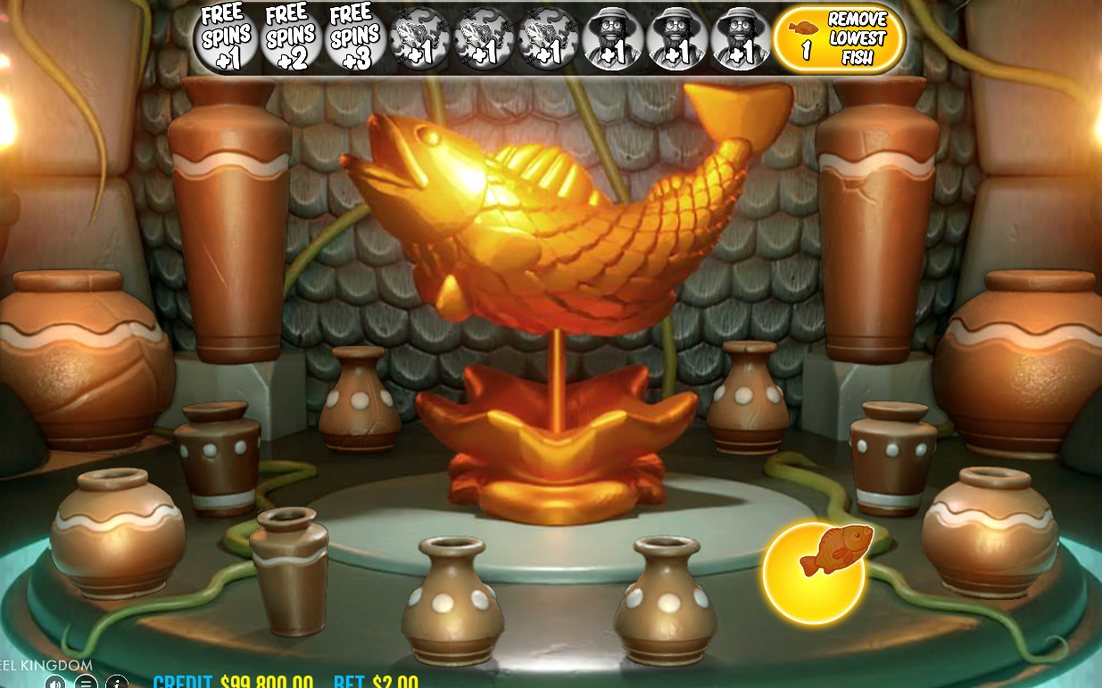 Pot choices offering Free Spins and Wild modifiers